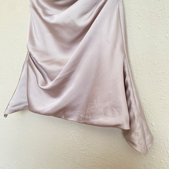 HOUSE OF CB 'Jasmine' Oyster cream Draped Strapless Corset Dress NWOT size L - Picture 7 of 11